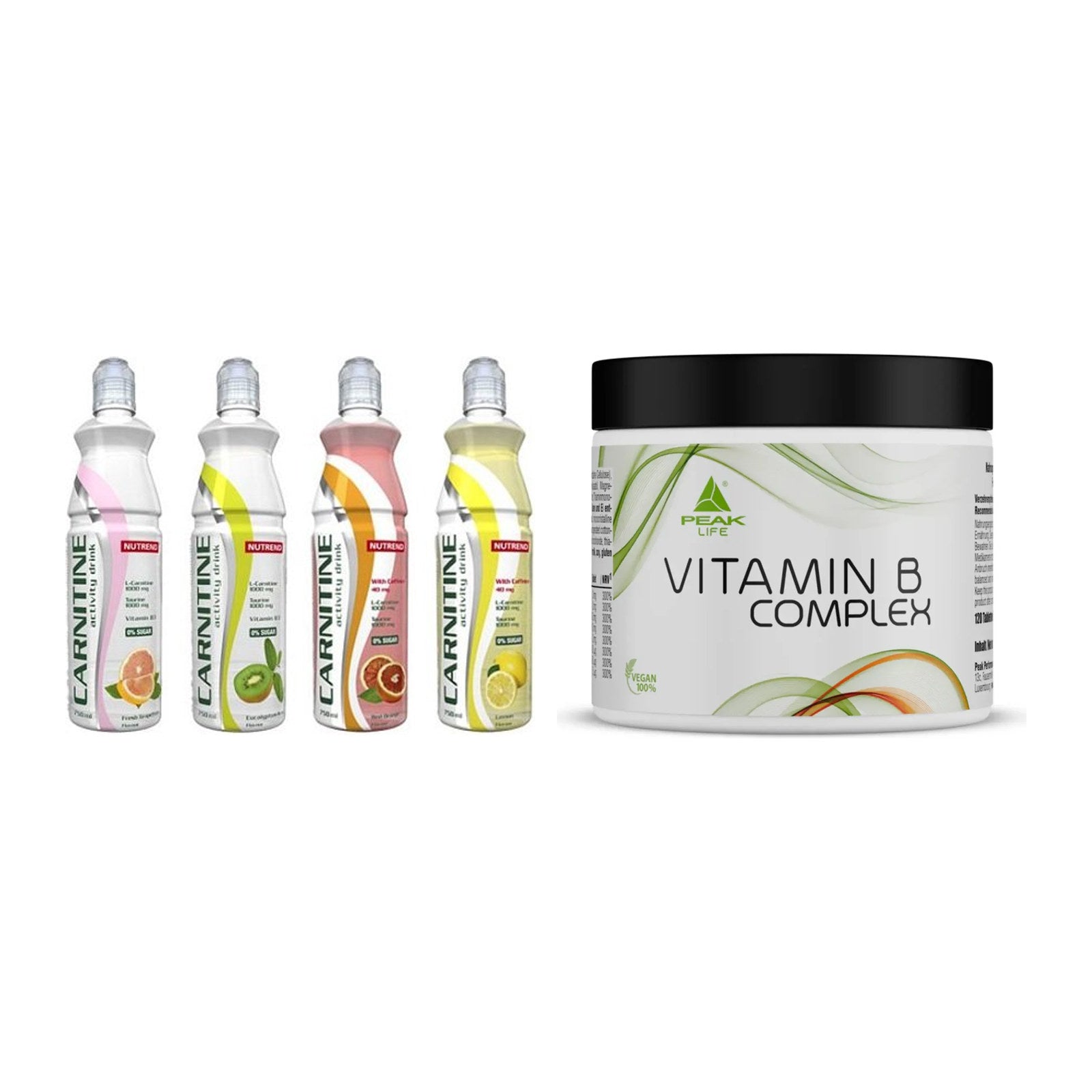 Koffein & B-Vitamine: Nutrend Activity + Peak Vitamin B Complex – alle enthaltenen Artikel