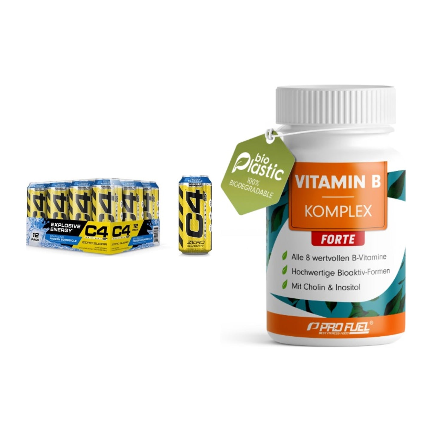 Koffein & B-Vitamine: Cellucor C4 Energy + ProFuel Vitamin B – alle enthaltenen Artikel
