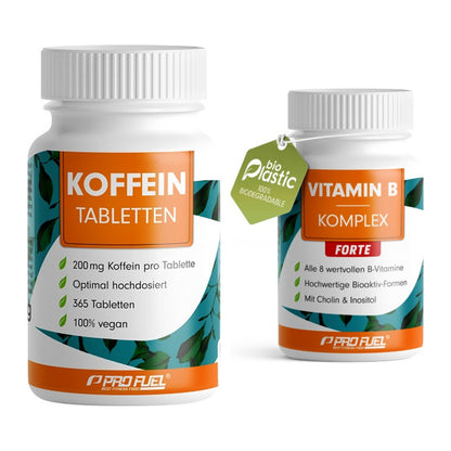 ProFuel Koffein & B-Vitamine: Koffein (200mg) + Vitamin B Komplex – alle enthaltenen Artikel