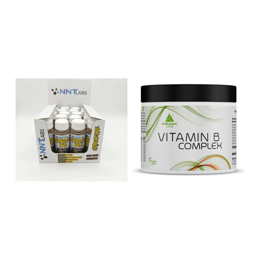 Koffein & B-Vitamine: NNT Extreme Pre-Workou + Peak Vitamin B Complex – alle enthaltenen Artikel