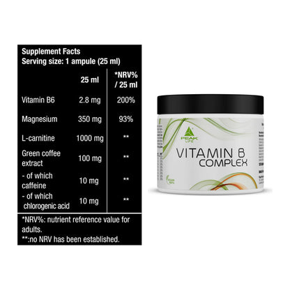 Koffein & B-Vitamine: BioTech Magna Shot + Peak Vitamin B Complex – alle enthaltenen Artikel