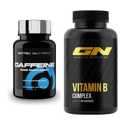 Koffein & B-Vitamine: Scitec Caffeine + GN Vitamin B-Complex – alle enthaltenen Artikel
