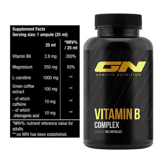 Koffein & B-Vitamine: BioTech Magna Shot + GN Vitamin B-Complex – alle enthaltenen Artikel