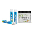 Koffein & B-Vitamine: Body Attack L-Carnitin + Peak Vitamin B Complex – alle enthaltenen Artikel