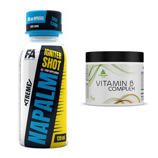 Koffein & B-Vitamine: FA Nutrition Xtreme + Peak Vitamin B Complex – alle enthaltenen Artikel