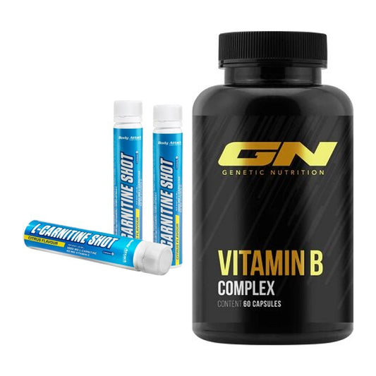 Koffein & B-Vitamine: Body Attack L-Carnitin + GN Vitamin B-Complex – alle enthaltenen Artikel