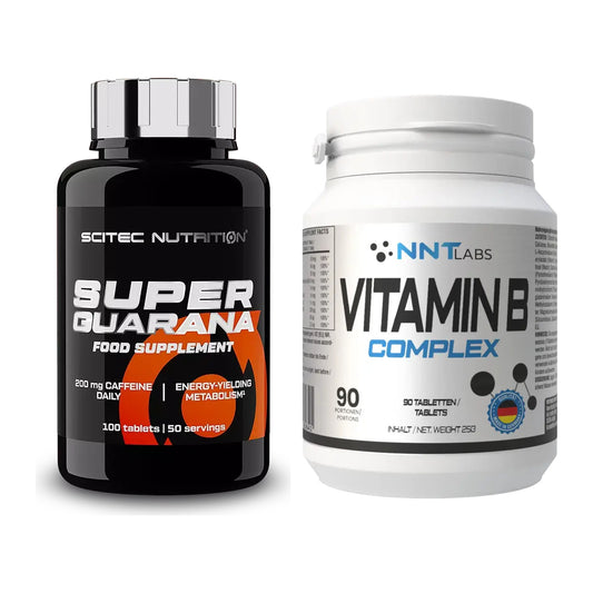 Koffein & B-Vitamine: Scitec Super Guarana + NNT Vitamin B Complex – alle enthaltenen Artikel