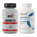 Koffein & B-Vitamine: MST Guarana 22% + Ostrovit Vitamin B1 Thiamine – alle enthaltenen Artikel
