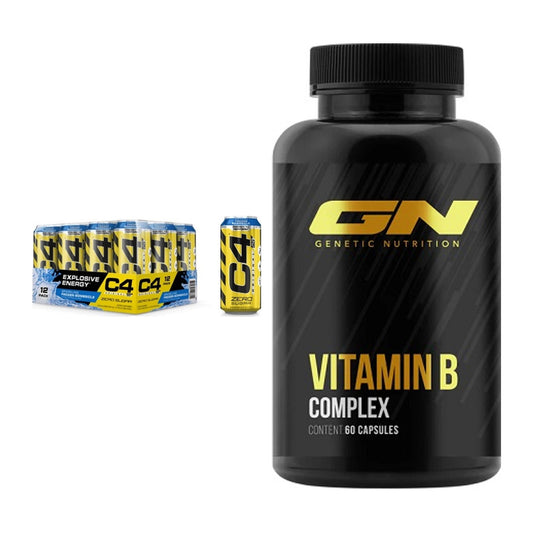 Koffein & B-Vitamine: Cellucor C4 Energy + GN Vitamin B-Complex – alle enthaltenen Artikel