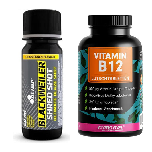 Koffein & B-Vitamine: Olimp Blackweiler + ProFuel Vitamin B12 – alle enthaltenen Artikel