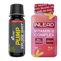 Koffein & B-Vitamine: Olimp Pump Xplode Shot + INLEAD Vitamin B – alle enthaltenen Artikel