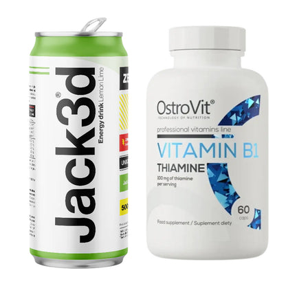 Koffein & B-Vitamine: USP Labs Jack3d Energy + Ostrovit Vitamin B1 – alle enthaltenen Artikel