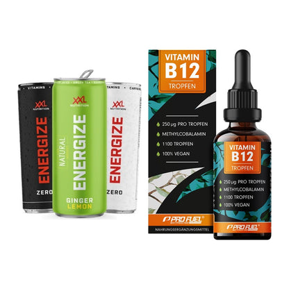 Koffein & B-Vitamine: XXL Nutrition + ProFuel Vitamin B12 – alle enthaltenen Artikel