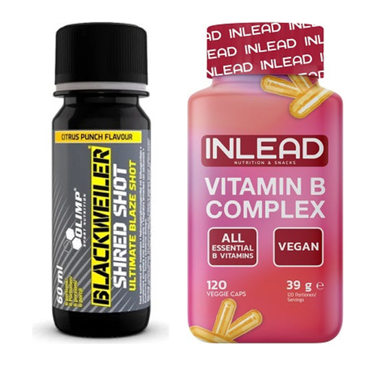 Koffein & B-Vitamine: Olimp Blackweiler + INLEAD Vitamin B – alle enthaltenen Artikel