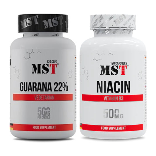 Koffein & B-Vitamine: MST Guarana 22% + MST Niacin – alle enthaltenen Artikel