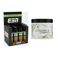 Koffein & B-Vitamine: ESN Crank Pump Shot + Peak Vitamin B Complex – alle enthaltenen Artikel