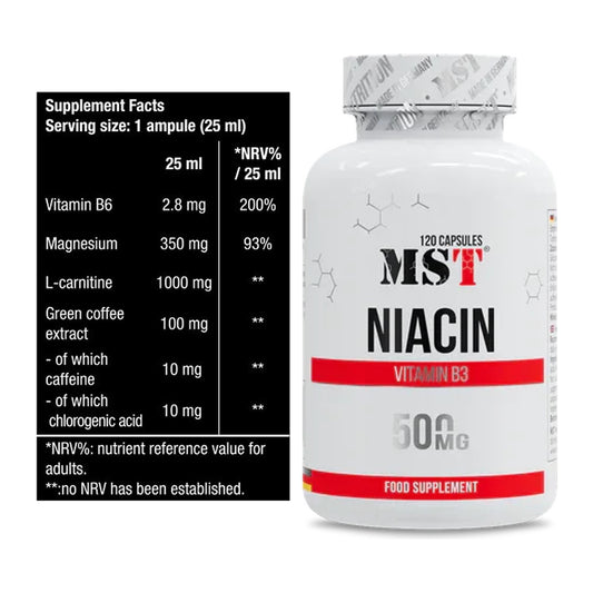 Koffein & B-Vitamine: BioTech Magna Shot + MST Niacin – alle enthaltenen Artikel