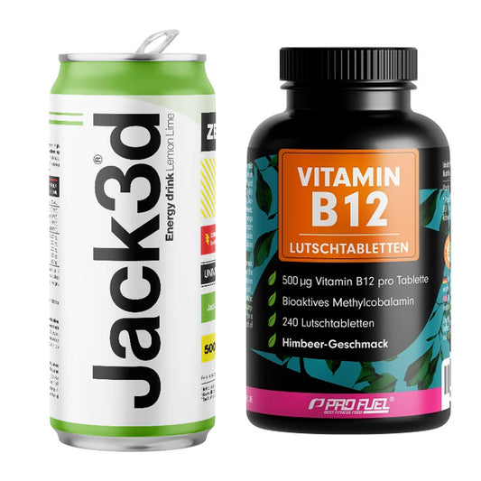 Koffein & B-Vitamine: USP Labs Jack3d Energy + ProFuel Vitamin B12 – alle enthaltenen Artikel