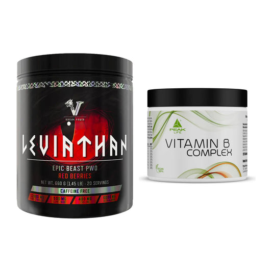 Koffein & B-Vitamine: Viking Power Leviathan + Peak Vitamin B Complex – alle enthaltenen Artikel