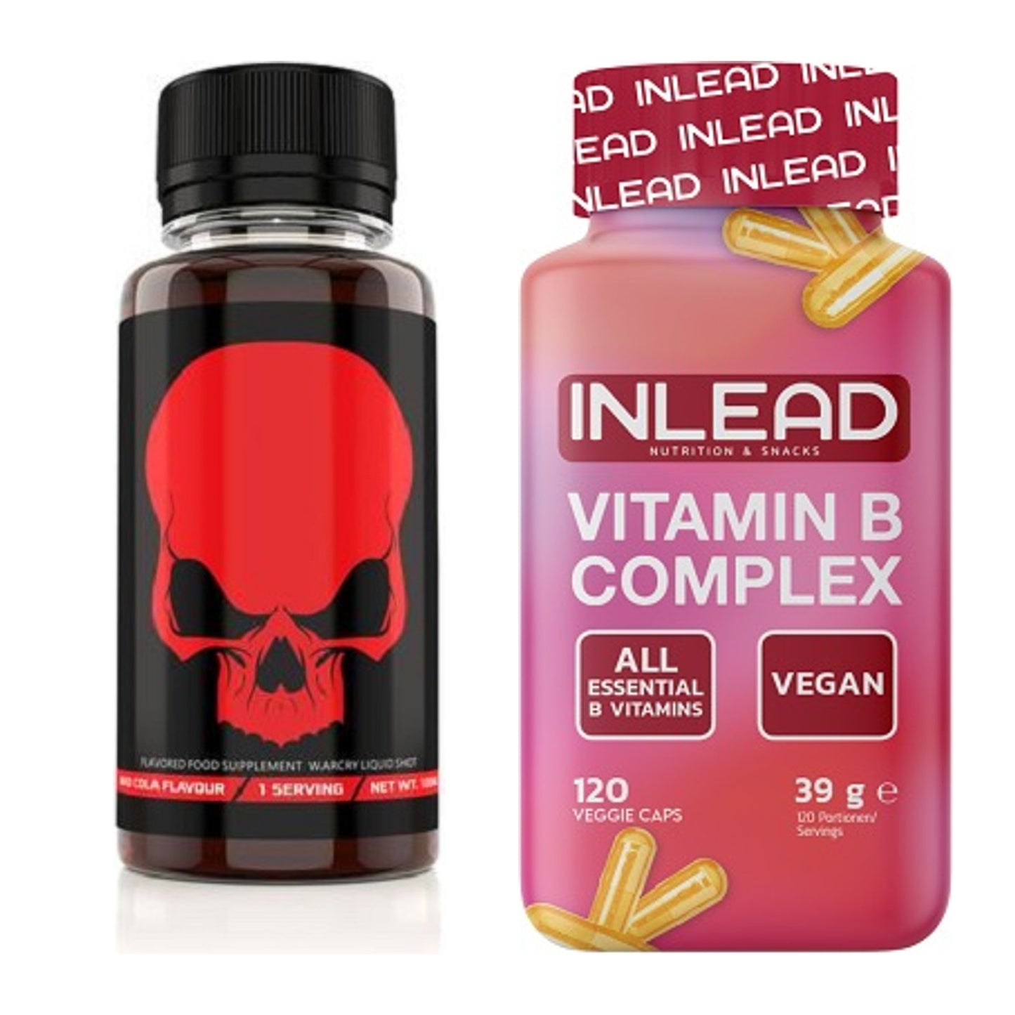 Koffein & B-Vitamine: Genius Nutrition + INLEAD Vitamin B – alle enthaltenen Artikel