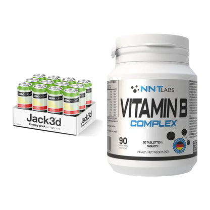 Koffein & B-Vitamine: USP Labs Jack3d Energy + NNT Vitamin B Complex – alle enthaltenen Artikel