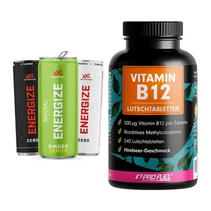 Koffein & B-Vitamine: XXL Nutrition + ProFuel Vitamin B12 – alle enthaltenen Artikel