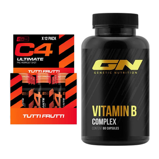 Koffein & B-Vitamine: Cellucor C4 Ultimate + GN Vitamin B-Complex – alle enthaltenen Artikel