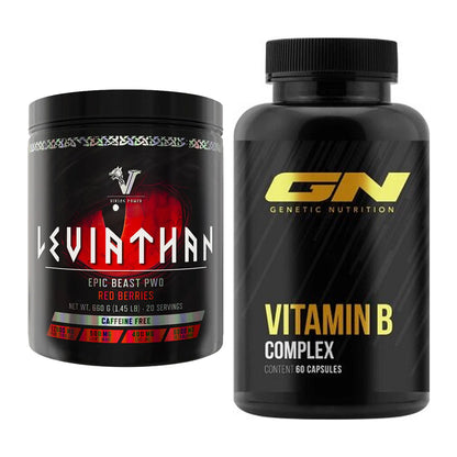 Koffein & B-Vitamine: Viking Power Leviathan + GN Vitamin B-Complex – alle enthaltenen Artikel