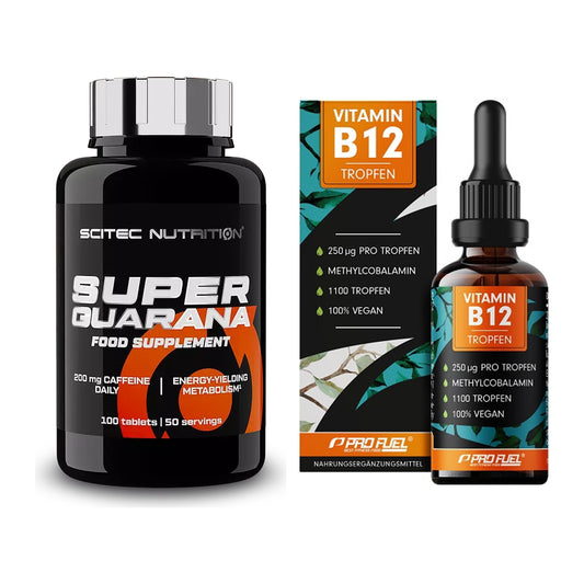 Koffein & B-Vitamine: Scitec Super Guarana + ProFuel Vitamin B12 – alle enthaltenen Artikel