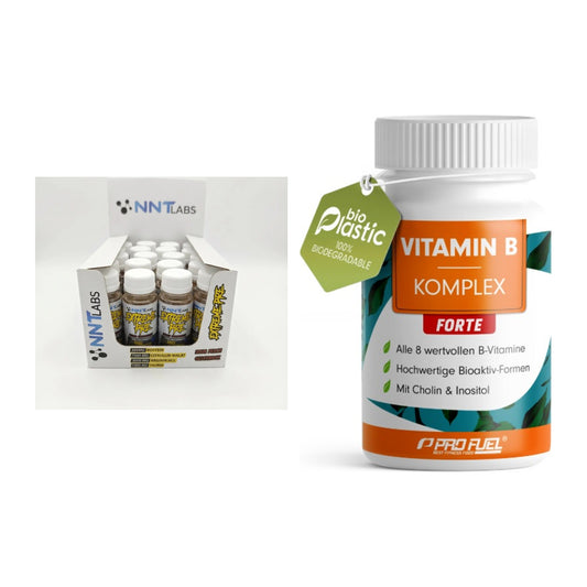 Caffeine & B Vitamins: NNT Extreme Pre-Workou + ProFuel Vitamin B – all items included