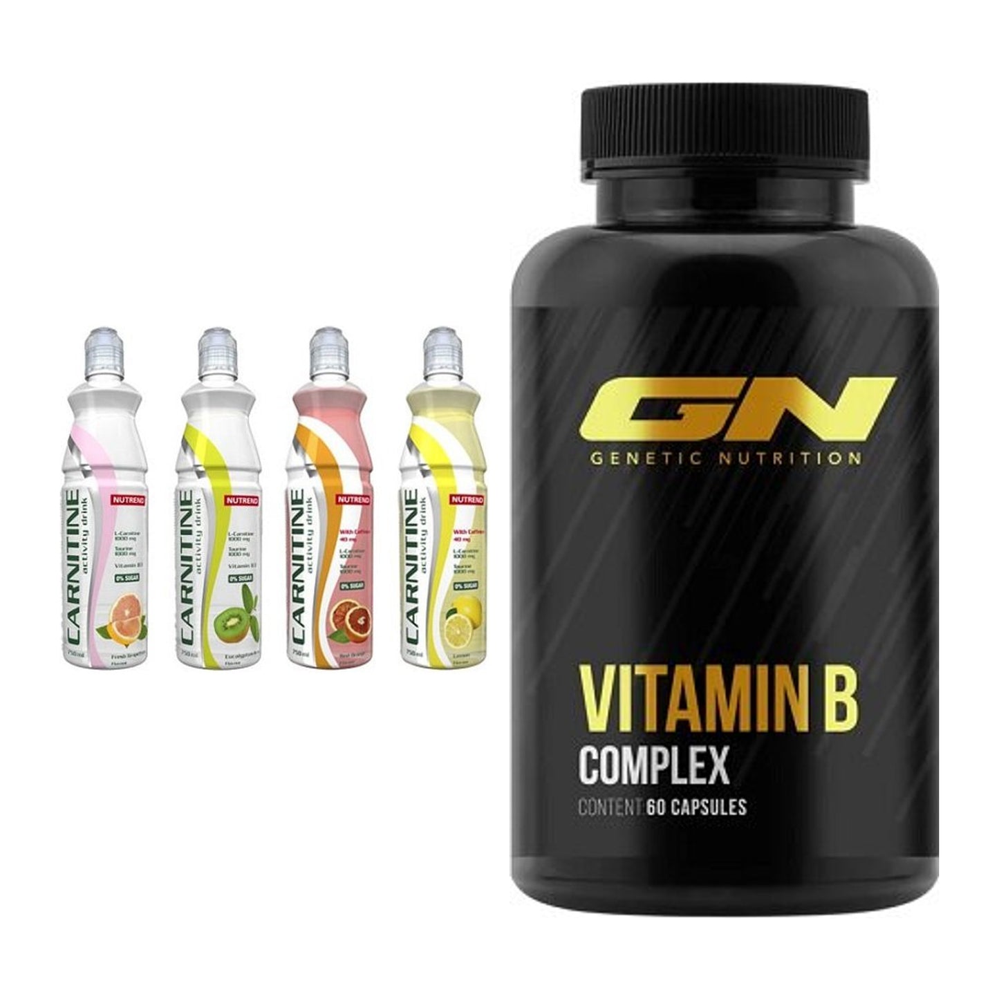 Koffein & B-Vitamine: Nutrend Activity + GN Vitamin B-Complex – alle enthaltenen Artikel