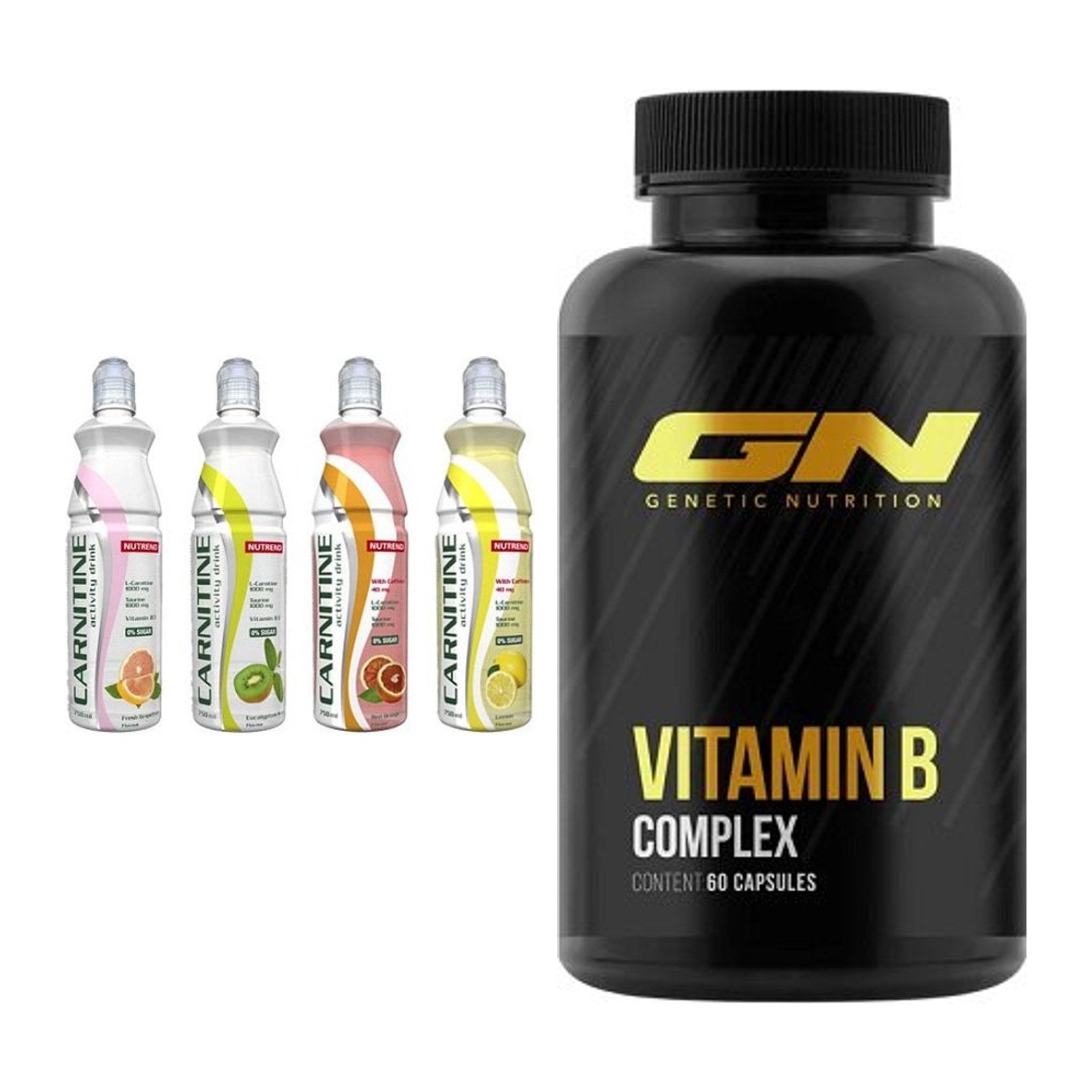 Koffein & B-Vitamine: Nutrend Activity + GN Vitamin B-Complex – alle enthaltenen Artikel