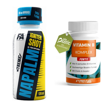 Koffein & B-Vitamine: FA Nutrition Xtreme + ProFuel Vitamin B – alle enthaltenen Artikel