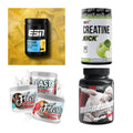 Wettkampfvorbereitung: ESN ISOCLEAR + MST Creatine + 2 weitere – alle enthaltenen Artikel