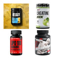 Wettkampfvorbereitung: ESN ISOCLEAR + MST Creatine + 2 weitere – alle enthaltenen Artikel