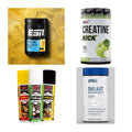 Wettkampfvorbereitung: ESN ISOCLEAR + MST Creatine + 2 weitere – alle enthaltenen Artikel
