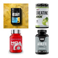 Wettkampfvorbereitung: ESN ISOCLEAR + MST Creatine + 2 weitere – alle enthaltenen Artikel