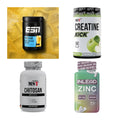 Wettkampfvorbereitung: ESN ISOCLEAR + MST Creatine + 2 weitere – alle enthaltenen Artikel