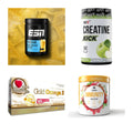 Wettkampfvorbereitung: ESN ISOCLEAR + MST Creatine + 2 weitere – alle enthaltenen Artikel