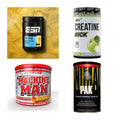Wettkampfvorbereitung: ESN ISOCLEAR + MST Creatine + 2 weitere – alle enthaltenen Artikel