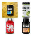 Wettkampfvorbereitung: ESN ISOCLEAR + MST Creatine + 2 weitere – alle enthaltenen Artikel