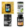 Wettkampfvorbereitung: ESN ISOCLEAR + MST Creatine + 2 weitere – alle enthaltenen Artikel