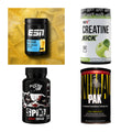 Wettkampfvorbereitung: ESN ISOCLEAR + MST Creatine + 2 weitere – alle enthaltenen Artikel
