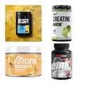Wettkampfvorbereitung: ESN ISOCLEAR + MST Creatine + 2 weitere – alle enthaltenen Artikel