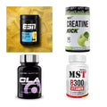 Wettkampfvorbereitung: ESN ISOCLEAR + MST Creatine + 2 weitere – alle enthaltenen Artikel