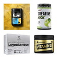 Wettkampfvorbereitung: ESN ISOCLEAR + MST Creatine + 2 weitere – alle enthaltenen Artikel