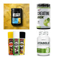 Wettkampfvorbereitung: ESN ISOCLEAR + MST Creatine + 2 weitere – alle enthaltenen Artikel