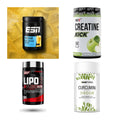Wettkampfvorbereitung: ESN ISOCLEAR + MST Creatine + 2 weitere – alle enthaltenen Artikel