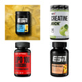 Wettkampfvorbereitung: ESN ISOCLEAR + MST Creatine + 2 weitere – alle enthaltenen Artikel