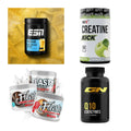 Wettkampfvorbereitung: ESN ISOCLEAR + MST Creatine + 2 weitere – alle enthaltenen Artikel